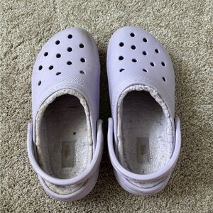 purple crocs